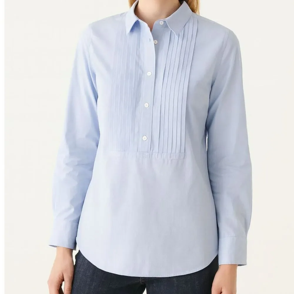 J. Crew Blue Blouse Size Small